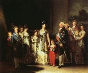 Francisco Goya Portrait of the Family of Charles IV France oil painting reproduction